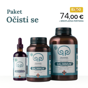 Paket "Očisti se" - paket GOBA® prehranskih dopolnil iz Ganoderme lucidum
